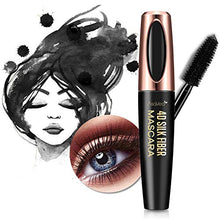 Load image into Gallery viewer, Natural 4D Silk Fiber Lash Mascara, Lengthening and Thick, Long Lasting, Waterproof &amp; Smudge-Proof, All Day Exquisitely Lush, Full, Long, Thick, Smudge-Proof Eyelashes

