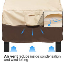 Load image into Gallery viewer, Vailge Patio Chair Covers, Lounge Deep Seat Cover, Heavy Duty and Waterproof Outdoor Lawn Patio Furniture Covers (2 Pack - Large, Beige &amp; Brown)
