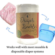 Load image into Gallery viewer, Kohana Baby Soft Biodegradable Bamboo Diaper Liners for Easy Cloth Diapering | Unscented &amp; Chlorine Free - 200 Sheets (2 PK)
