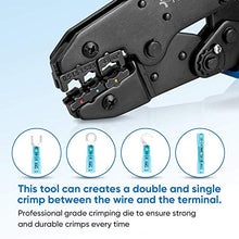 Load image into Gallery viewer, Crimping Tool+200 PCS Heat Shrink Butt Connectors Kit, AWG 24 – 10 4 Sizes Butt Splice
