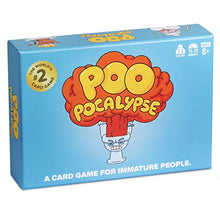 Load image into Gallery viewer, Poo Pocalypse Card Game - The Hilarious Family Party Game for Kids &amp; Adults. [Perfect for Family Game Night]
