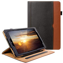 Load image into Gallery viewer, ZTOZ All New Kindle Fire HD 10 Tablet (9th/7th Generation,2019/2017 Released) Cover Case With Card Slots, 360 Protection Multi-Angle Viewing Stand Auto Sleep/Wake For Fire HD10 - Black/Brown
