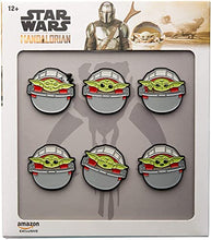 Load image into Gallery viewer, STAR WARS The Mandalorian Season 2 The Child in the Carriage Limited Edition Metal-based with Enamel 6 Lapel Pin Set (Amazon Exclusive)
