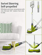 Load image into Gallery viewer, Cordless Electric Mop, Electric Spin Mop with LED Headlight and Water Spray, Up to 60 mins Powerful Floor Cleaner with 300ml Water Tank, Polisher for Hardwood, Tile Floors, Quiet Cleaning &amp; Waxing
