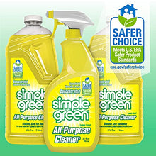 Load image into Gallery viewer, Simple Green All-Purpose Cleaner - Stain Remover for Clothing, Fabric &amp; Carpet, Cleans Floors &amp; Toilets, Degreases Ovens &amp; Pans (Lemon, 32 oz Spray and 2-67.6 oz Refill)
