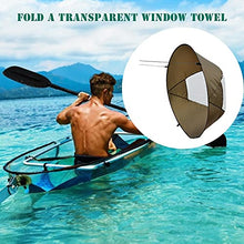 Load image into Gallery viewer, Tengan Kayak Wind Sail, 46 Inches Kayak Wind Sail Folding Kayak Paddle Board Accessories, Easy Setup and Install Quickly, Suitable for Canoes, Inflatables, Boats, Yachts Refined
