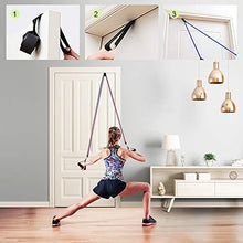 Load image into Gallery viewer, CoutureBridal 11 Pack Resistance Bands Set, Exercise Elastic Bands,Portable Home Workouts Accessories for Resistance Training Gym Physical Therapy Yoga Pilates
