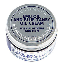 Load image into Gallery viewer, Emu Oil, Blue Tansy Oil, Aloe and MSM Extra Strength Cream 4 oz
