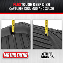 Load image into Gallery viewer, Motor Trend 923-BG Beige FlexTough Contour Liners-Deep Dish Heavy Duty Rubber Floor Mats for Car SUV Truck &amp; Van-All Weather Protection Trim to Fit Most Vehicles(Tan Beige)
