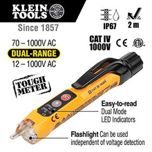 Load image into Gallery viewer, Klein Tools CL120VP Electrical Voltage Test Kit with Clamp Meter, Three Testers, Test Leads, Pouch and Batteries
