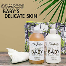 Load image into Gallery viewer, SheaMoisture Baby Gift Set Gift Sets Perfect For New Moms 100% Virgin Coconut Oil Sulfate-Free Wash &amp; Shampoo + Lotion
