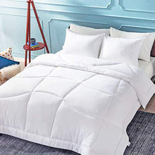 Load image into Gallery viewer, Bedsure Down Alternative Duvet Insert Full/Queen Size - Ergonomic 300 GSM Microfiber Hypoallergenic Comforter with Corner Tabs - Quilted Lightweight All Season White
