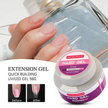 Load image into Gallery viewer, Morovan LED/UV Gels Builder Gel Nail Extension Gel Nail Strengthen UV Gel Nail Art Manicure Set with Nail Forms and Dual-use Pen Tools
