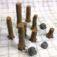 Load image into Gallery viewer, Forest Trees Set 2 - 28mm Gaming Terrain

