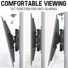 Load image into Gallery viewer, Mounting Dream TV Mount- Full Motion TV Mount for 42-70 inch TVs, TV Wall Mount Bracket with Dual Articulating Arms, Fits 12”- 16” Wood Studs, TV Wall Mounts with VESA 600x400mm Holds up to 100lbs
