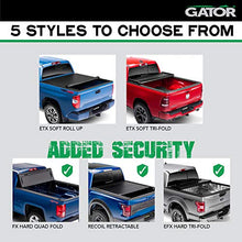Load image into Gallery viewer, Gator EFX Hard Tri-Fold Truck Bed Tonneau Cover | GC24019 | fits 2015-2020 Ford F-150 5' 5" Bed | MADE IN THE USA
