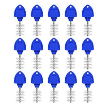 Load image into Gallery viewer, FERRODAY Faucet Tap Plug Brush Plug for Beer Faucet Draft Beer Tap Cover Tap Plugs Beer Brush Plug Beer Faucet Brush Caps Cover Beer Faucet Cleaning Brush - 15 Pack Blue Tap Brush Plug
