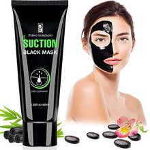 Load image into Gallery viewer, Piero Lorenzo Blackhead Remover Mask, Blackhead Peel Off Mask, Face Mask, Blackhead Mask, Black Mask Deep Cleansing Facial Mask for Face Nose 60g
