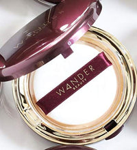Load image into Gallery viewer, Powder Foundation - WANDER BEAUTY WANDERLUST - Light - Vegan Makeup - Lightweight Powder Foundation Covers Everything, Silky Smooth, Natural, Matte Finish, Sheer to Buildable Full Coverage
