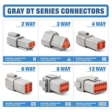Load image into Gallery viewer, IWISS DEUTSCH DT Connector Kit in 2,3,4,6,8,12 Pin Configurations, Size 16 Stamped Formed Contacts(AWG 14), Wedgelock &amp; Pin Extraction Tools, Ideal for Automotive Aftermarket Service, 519PCS
