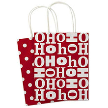 Load image into Gallery viewer, Hallmark Stiff Handle Gift Bag, Holiday Icons, 12 Pack Medium
