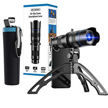 Load image into Gallery viewer, Apexel HD 20-40X Zoom Lens with Tripod Telephoto Mobile Phone Lens Telescope for iPhone Samsung Other Smartphones Hunting Camping Sports
