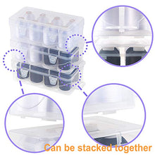 Load image into Gallery viewer, New brothread Polyester Embroidery Machine Thread 1000m Each with Clear Plastic Storage Box for Embroidery &amp; Quilting - 4xWhite+4xBlack

