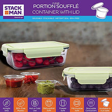 Load image into Gallery viewer, Glass Food Storage Containers Set, 62 Pack Storage Containers with Lids &amp; BPA-free Disposable Plastic Portion Cups, Leak Proof Glass Meal Prep Containers, Airtight Bento Lunch Box with 10 Fruit Forks

