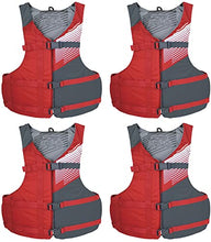 Load image into Gallery viewer, Stohlquist Fit Adult PFD Life Vest , Red [4-Pack]
