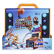 Load image into Gallery viewer, Hasbro Gaming Connect 4 Shots: Space Jam A New Legacy Edition Game, Inspired by The Movie with Lebron James, Fast-Action Game for Kids Ages 8 and Up , Blue

