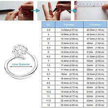 Load image into Gallery viewer, Jewever S925 Sterling Silver Open Ring Sanskrit Mantra Om Mani Padme Hum Open Rings Fine Jewelry 6-9

