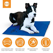 Load image into Gallery viewer, K&amp;H Pet Products Coolin' Pet Pad Large Blue 20" x 36"
