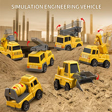 Load image into Gallery viewer, TEMI Construction Truck Toys Cars for Toddlers 3-5 - 7-in-1 Friction Power Vehicle Toy for 3 4 5 6 Year Old Boys, Carrier Transport Trucks for Kids 3-5 Years, Car Toys Set for Age 3-9 Boys &amp; Girls
