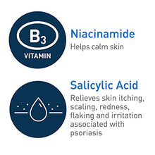 Load image into Gallery viewer, CeraVe Moisturizing Cream for Psoriasis Treatment | With Salicylic Acid for Dry Skin Itch Relief &amp; Urea for Moisturizing | Fragrance Free &amp; Allergy Tested | 8 Oz

