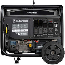Load image into Gallery viewer, Westinghouse WPro8500 Super Duty Industrial Portable Generator - 8500 Rated Watts &amp; 11500 Peak Watts - Gas Powered - Electric &amp; Remote Start - OSHA &amp; CARB Compliant
