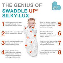 Load image into Gallery viewer, Love To Dream Swaddle UP Silky Lux, Gray, Small, 8-13 lbs, Dramatically Better Sleep, Allow Baby to Sleep in Their Preferred arms up Position for self-Soothing, snug fit Calms Startle Reflex
