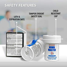 Load image into Gallery viewer, Numb Master 5% Lidocaine Topical Numbing Cream, Maximum Strength Long-Lasting Pain Relief Cream, Fast Acting Topical Anesthetic Cream with Aloe Vera, Vitamin E, Lecithin with Child Resistant Cap, 1oz
