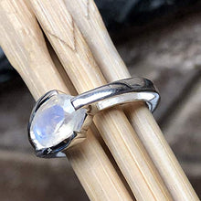 Load image into Gallery viewer, Natural Rainbow Moonstone 925 Sterling Silver Engagement Ring Size 4.25, 4.5, 5.5, 6, 6.5, 7, 7.25, 8, 8.25, 9, 9.25, 9.5, 10, 10.25, 10.5
