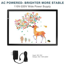 Load image into Gallery viewer, LitEnergy A2 LED Light Box, Light Table 14.9" x 21.8" Visual Work Area Light Pad for Tracing
