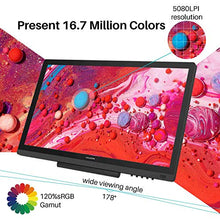 Load image into Gallery viewer, HUION KAMVAS 20 Drawing Pen Display Graphics Monitor Tilt Function Battery-Free Stylus 8192 Pen Pressure - 19.5 Inches
