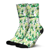 Load image into Gallery viewer, Men's Peridot-Crystal-Gems-Yellow-Hairâ€Ž-Green- Socks Long Crew Running Steven-Universe- Socks Fancy
