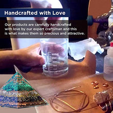 Load image into Gallery viewer, Orgonite Crystal Love Attraction Orgone Pyramid With Rose Quartz, Amethyst, Malachite – Crystals of Unconditional Love and Healing
