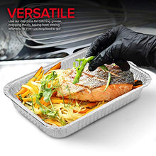 Load image into Gallery viewer, Stock Your Home Aluminum Drip Pan (25 Count) - Drip Pan Liners - Aluminum Drip Pans Compatible with Weber Grills - Disposable Drip Pan - Grill Grease Tray - BBQ Grease Pans - Disposable Oil Drip Pan

