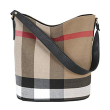 Load image into Gallery viewer, ONEYES Tote bag for Women Handbags for teen girls Shoulder bag tote handbags for girls Crossbody bags for teens Work bags (Black)
