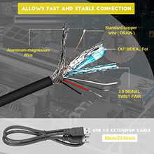 Load image into Gallery viewer, PCIE 1 to 4 Adapter Riser Card with PCIE Riser Express Cable 1x to 16x Ver010s GPU Riser Express Kits, with LED Graphics Extension PCIE Riser Adapter Card, 24 Inches USB 3.0 Cable, 5 Pack
