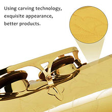 Load image into Gallery viewer, EASTROCK Tenor Saxophone B Flat Gold Laquer Sax Students Beginner With Updated Carrying Case,Reeds,Cleaning Kit,Gloves,Neck Straps,Mouthpieces
