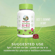 Load image into Gallery viewer, Vitamin D3 + Vitamin B12 | Sugar Free | 2 Month Supply | Vitamin D &amp; B12 Vitamin Gummy Supplements for Adults &amp; Kids | Supports Bone Health | Energy Boost | Vegan | Non-GMO | Gluten Free | 60 Servings
