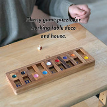 Load image into Gallery viewer, Shut The Box Board Games Wooden with Math Board Games Kids Player Wooden Box of Brain Teaser Puzzles for Family Educational Board Games and Get Fun on Game to Teach Kids to Count on Math
