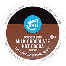 Load image into Gallery viewer, Amazon Brand - Happy Belly Hot Cocoa Pods Compatible with 2.0 K-Cup Brewers, Milk Chocolate Flavored, 24 Count
