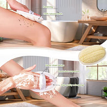 Load image into Gallery viewer, ATTEASAY Exfoliating Natural Loofah Back Scrubber (5 Pack) Exfoliating Loofah Pad Body Scrubber, Made with Eco-Friendly and Biodegradable Shower Luffa Sponge, Loofah for Women and Men
